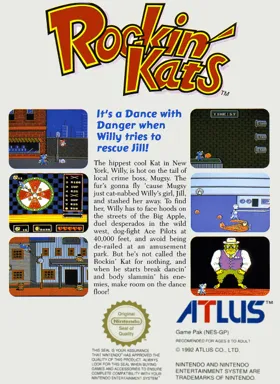 Rockin' Kats (Europe) box cover back